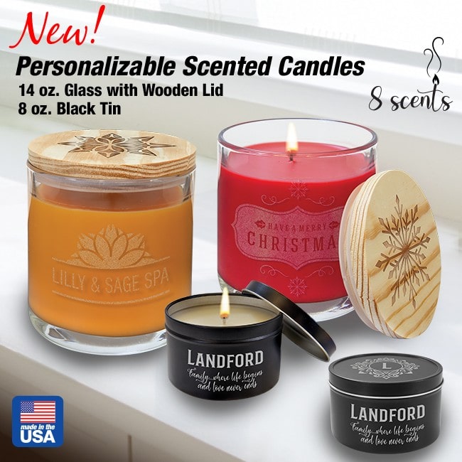 Personalizable Scented Candles