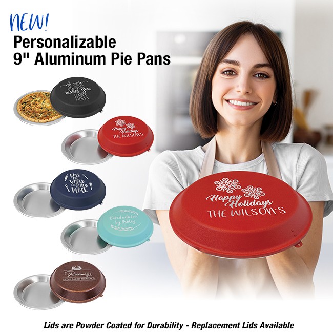 Personalizable 9" Aluminium Pie Pans